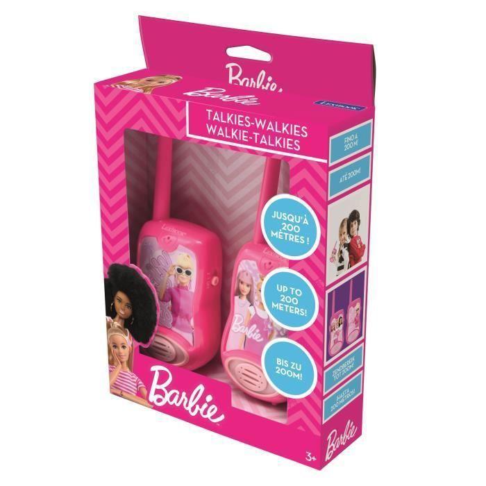 Talkies-Walkies Barbie - LEXIBOOK - Portée 200m - Rose - Pour Enfant