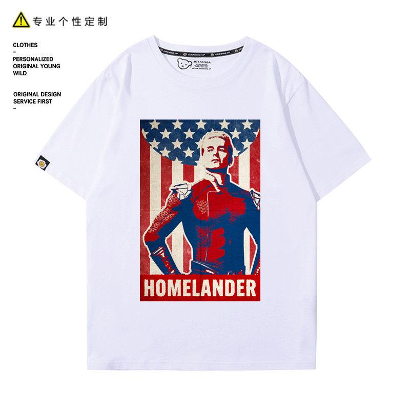 The Boys Homelander Got Milk Graphic TShirt Unisex Unisex Summer Casual Cotton Short Sleeve Streetwear Tee