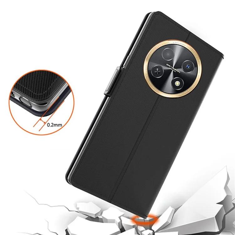 Для Huawei nova Y91 4G кожаный чехол для мобильного телефона с защитой от царапин Зеркальный держатель для карт Смартфон Настольная подставка Дизайнерский чехол