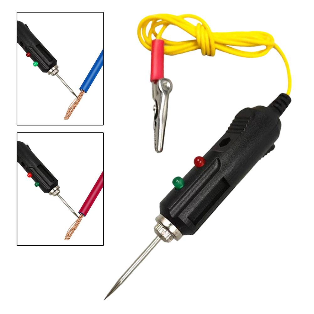 Metal Voltage Test 6-24V Adjustable Sensitivity Probe For Car Electrical System Live Neutral Wire Testing Indicator Tool
