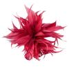 Cloth Feather Flower Brooch Decorative Clothing Pin Suit Lapel Shawl Scarf Badge Women Wedding Party Accessories