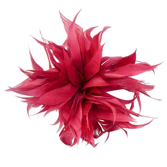 Cloth Feather Flower Brooch Decorative Clothing Pin Suit Lapel Shawl Scarf Badge Women Wedding Party Accessories