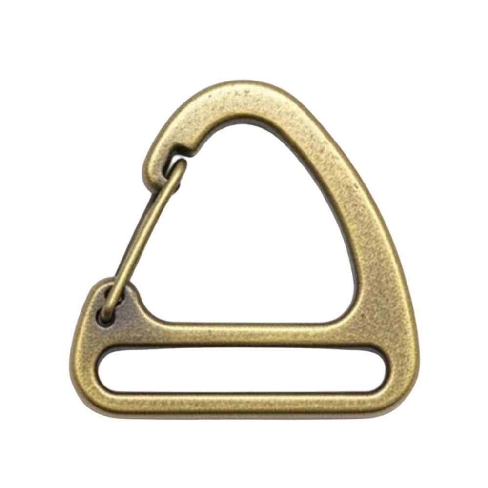 4 Colors Triangle Carabiner 32mm Outdoor Hooks High Quality Keychain Belt Buckles Camping Hiking