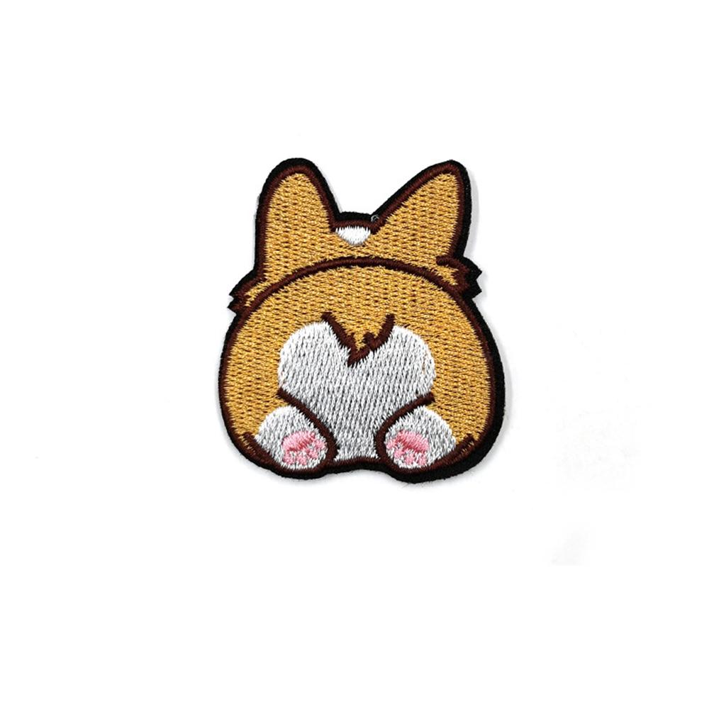 Корги такса корги для одежды, вышивки, ткани для шитья, нашивки с рисунком собаки, аппликации