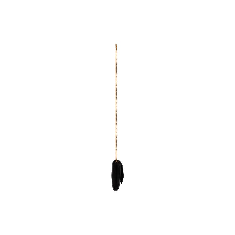 Saint Laurent Кошелек на цепочке Uptown Nero Женские Сумки на плечо Черный 607788-1GF0J-1000