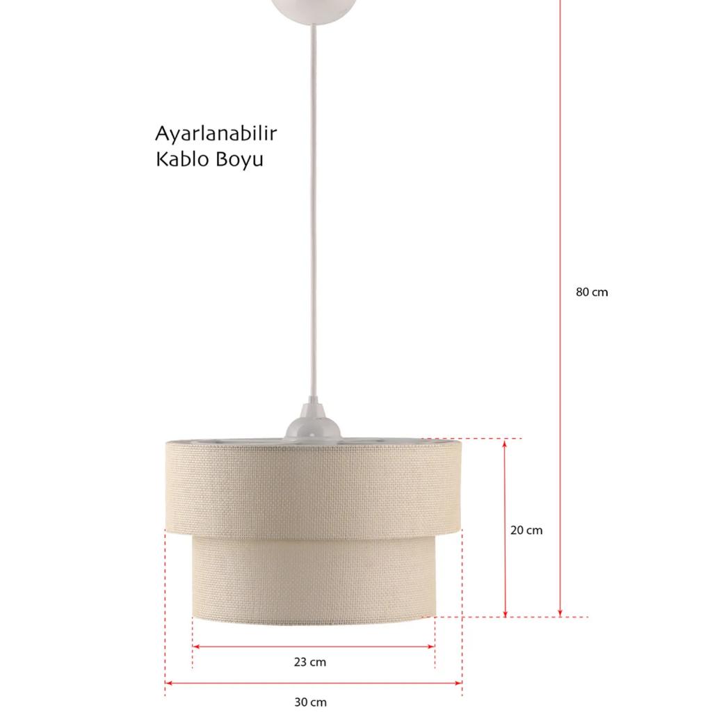 Rakkas Authentic Wicker Cream Cake Pendant Lamp Bedroom Chandelier Living Room Chandelier Dining Room