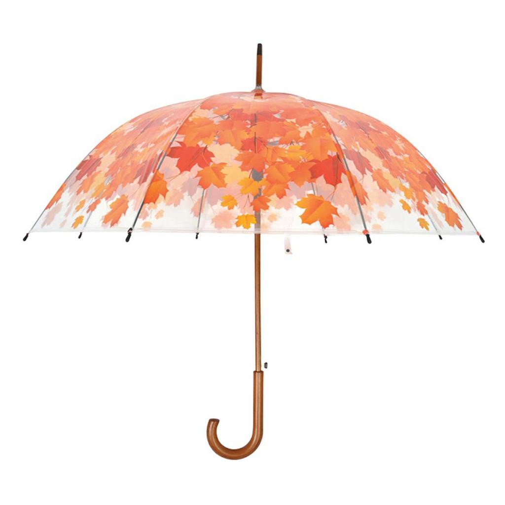 Parasol Transparentny Jesienne Liście