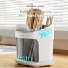 Напольный кухонный цилиндр для палочек с подставкой для сушки