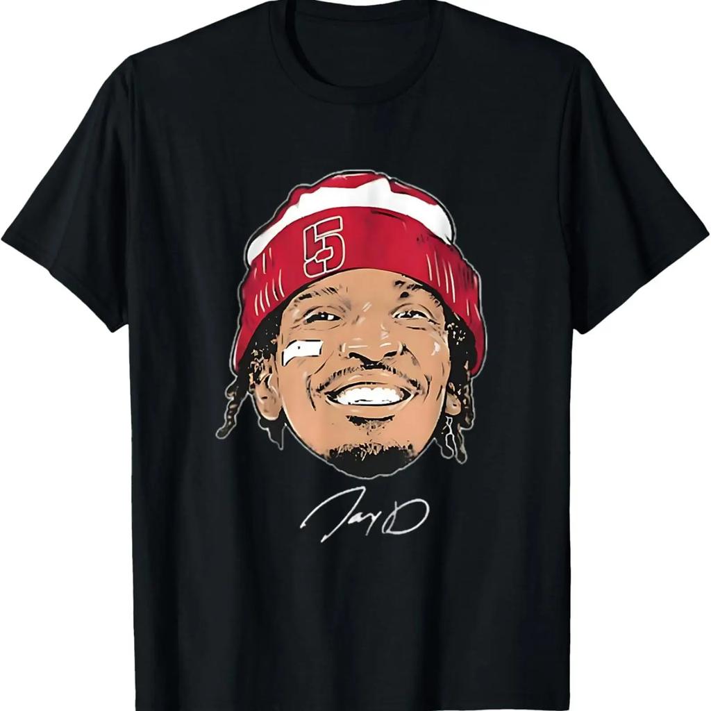 Jayden Daniels Design 90s T Shirt Vintage Homme Casual Top For Everyday Wear Graphic Slightly Stretched Comfortable