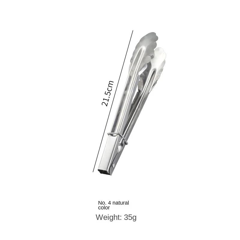 Кухонные принадлежности Бытовая техника Кухонная утварь Аксессуары для барбекю Шведский стол Хлеб Щипцы для еды из нержавеющей стали Кулинарные инструменты