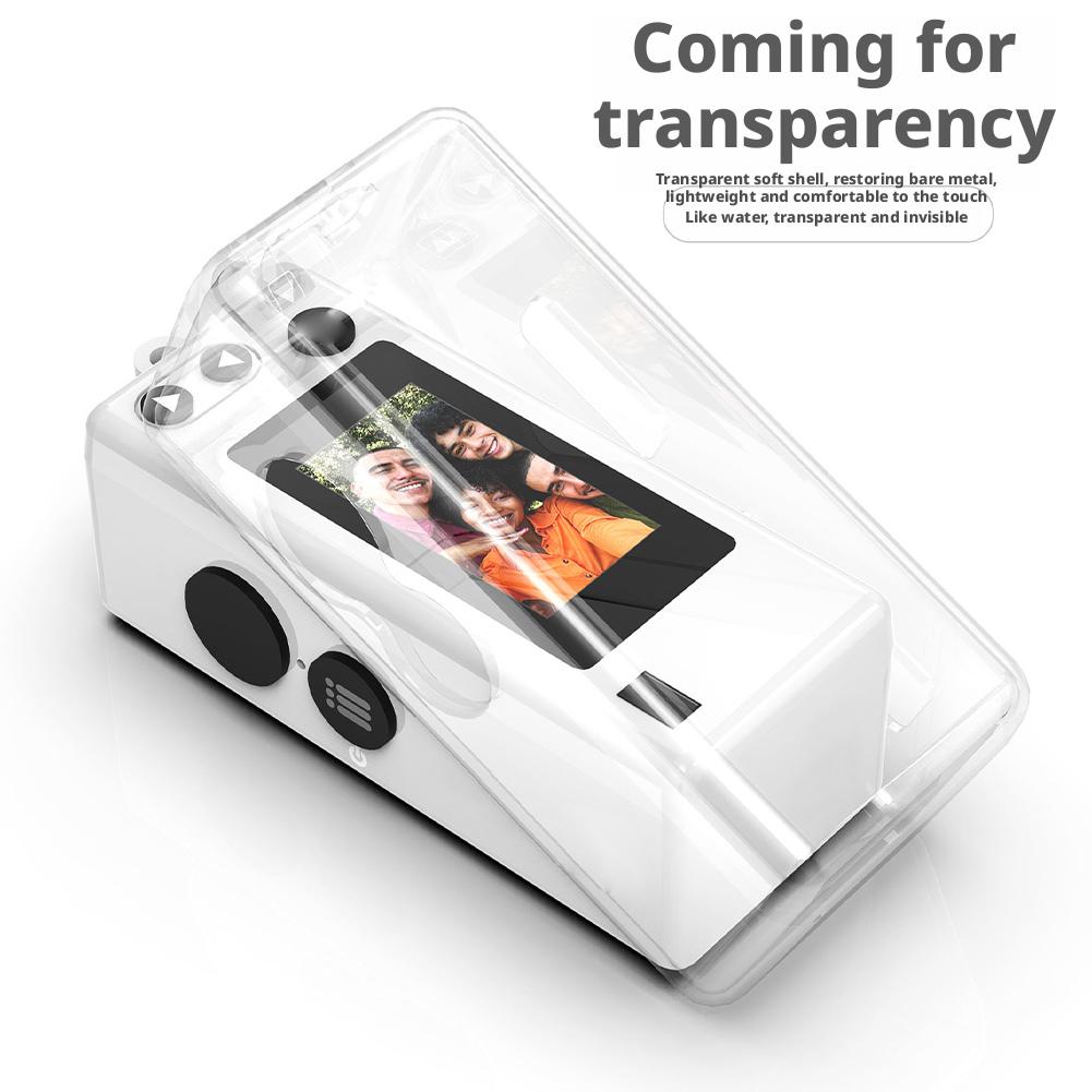 Защитный комплект для мини-камеры Kodak Charmera, набор 2 в 1 с чехлом из ТПУ и защитным стеклом для экрана