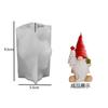 Новые силиконовые формы для гномов без лица 3D Дед Мороз Ароматическая свеча Гипс Мыло Смола Форма для поделок Домашний декор 2024 Рождественский подарок