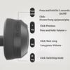 Светящаяся Беспроводная Накладная Bluetooth Спортивная Гарнитура с Мощным Басом P2963