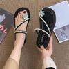 Модные мягкие женские тапочки для улицы по акции шлепанцы слайды новая коллекция сандалии 2025 лето распродажа сандалий обувь маленьких размеров для женщин