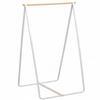Iris Ohyama NRMH-950B: A stylish, compact clothes drying rack that blends seamlessly into any room. Natural color. Approx. 94.5cm wide x 53.5cm deep x