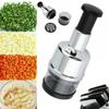 Home Kitchen Gadgets Manual Hand Press Garlic Onion Chopper Vegetable Food Processor Fruit Cutter