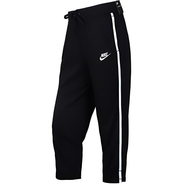 Nike Повседневные прямые укороченные брюки женские низ черный AR3753-010