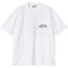 Carhartt WIP SS25 Футболка унисекс с принтом в виде сердца и букв, свободная, удобная, с коротким рукавом I035209-02-60
