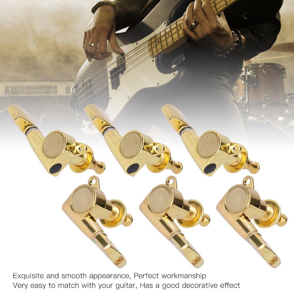 Metal Machine Heads Tuner Gold Color Locking Tuner Premium Guitar Tuning Pegs For Acoustic Guitars