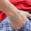 Trendy 4mm Small Beads Bracelet Natural Tiger Eye Turquoise Braclet Stone Men Women Handmade Lucky Friendship Braslet Wristband