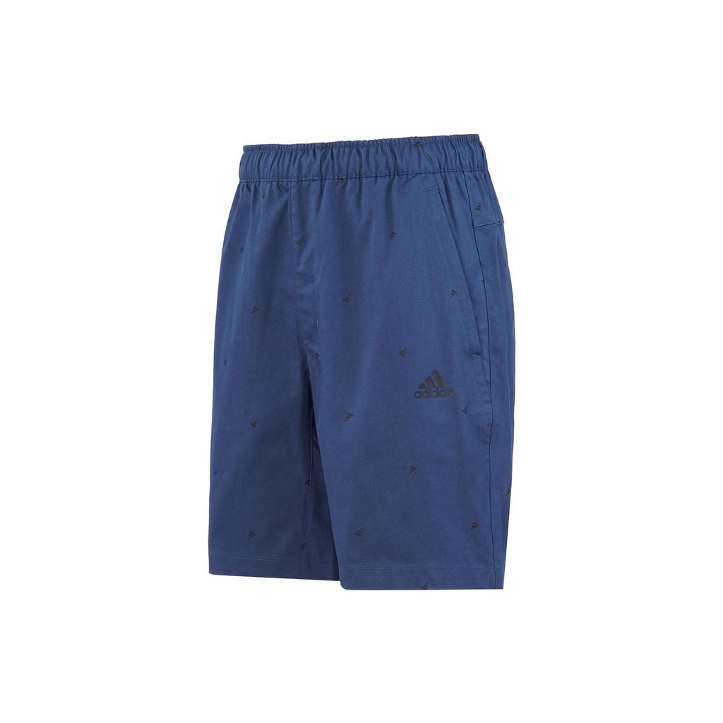 Adidas Graphic Logo Print Retro Athletics Shorts Men Shorts Navy GP0946