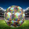 Game Rainbow Friends Print Size 5 Soccer Ball, PU Wear Resistant Football for Match Training and Daily Practice, Birthday Gift for Soccer Fans