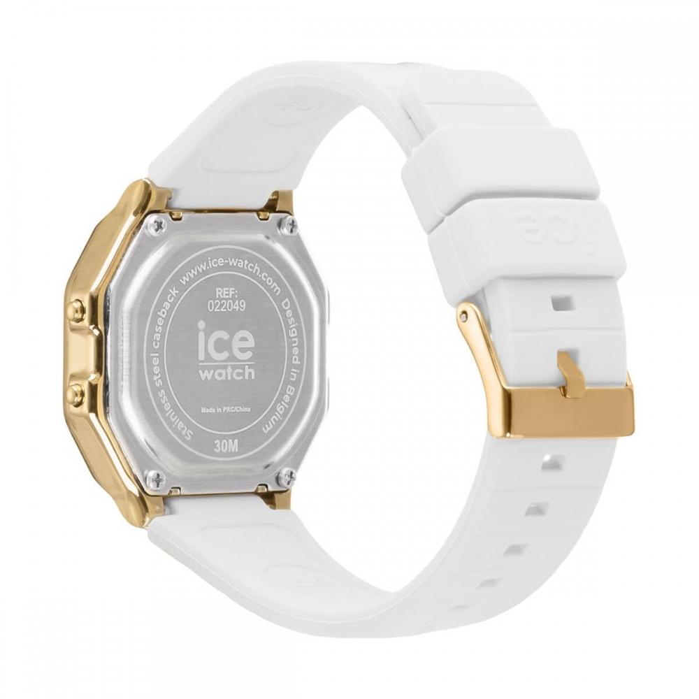 Авторизованный дистрибьютор [Ice watch] Часы Ice цифровые женские 022049 ice digit белое золото маленькие