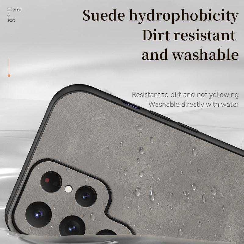 Luxurious Sheepskin Leather Phone Case for Samsung A36, A06, A05S, A16, M15, M35, M55.