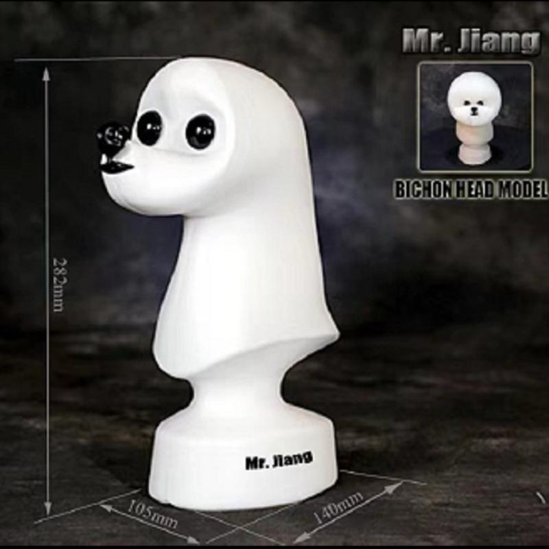 Mr.Jiang Pet Groomer Teacher Poodle Model Teddy Practice Dog Model Standard Skeleton Whole Body Fake Hair