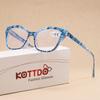 Plastic Printed Reading Glasses Men Women Anti Blue Light Eyeglasses Spring Leg Presbyopia Hyperopia Eyewear +1.0 +1.5 +2.0