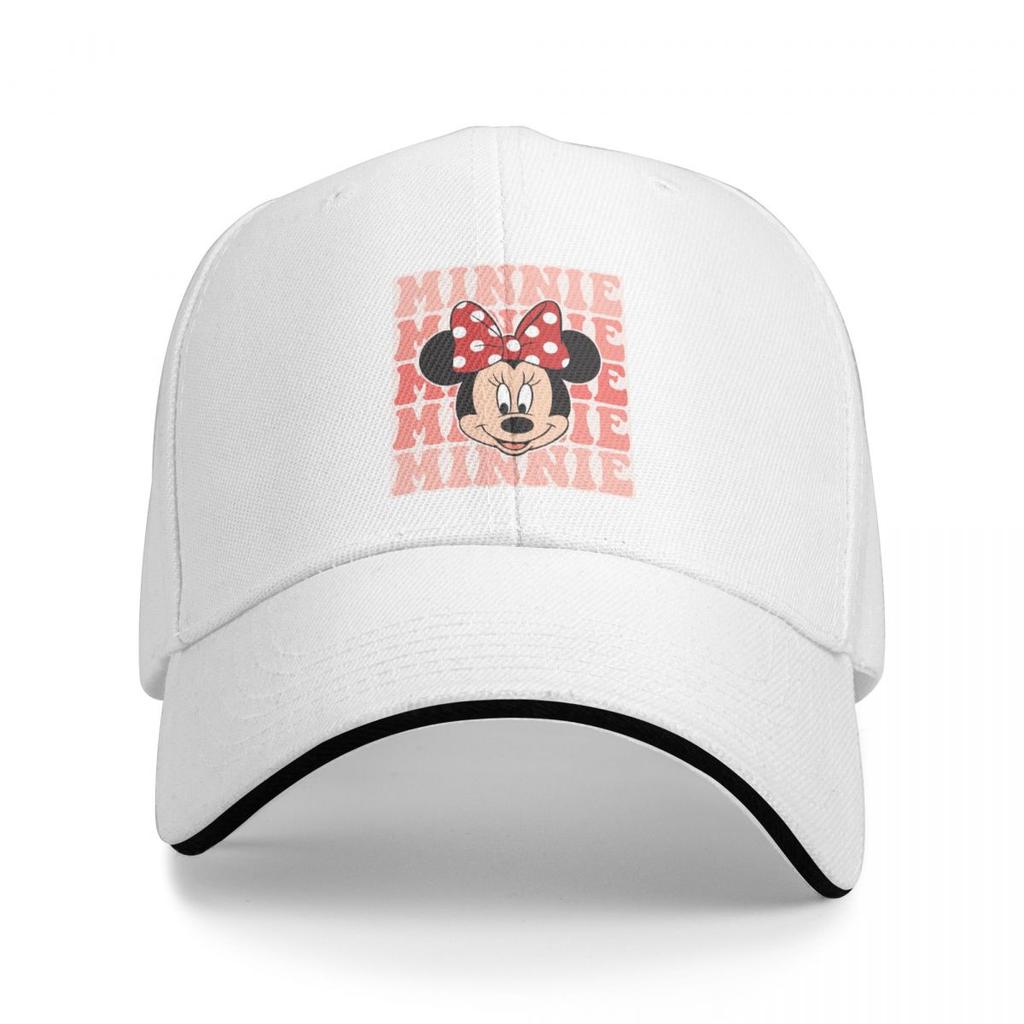 Unisex Mickey And Minnie Wedding Kiss Hearts Trucker Hat Retro Versatile Baseball Cap Fit All Size