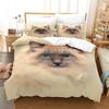 Cute Dog Bedding Set Single Twin Full Queen King Size Bed Set Aldult Kid Bedroom Duvetcover Sets 3D Print Anime Bed Sheet Set