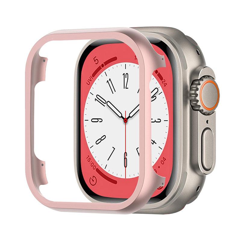 Алюминиевый Сплав Чехол Для Apple Watch 49мм 46мм 42мм 45мм 41мм 44мм 40мм Металлический Бампер iWatch Серии Ultra 11 10 9 8 7 6 5 SE Корпус