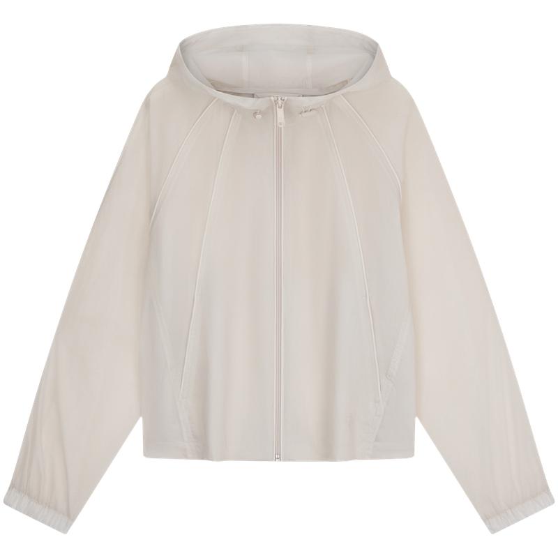 Calvin Klein Женская модная повседневная легкая куртка-ветровка с капюшоном на шнурке Softshell 47F528G
