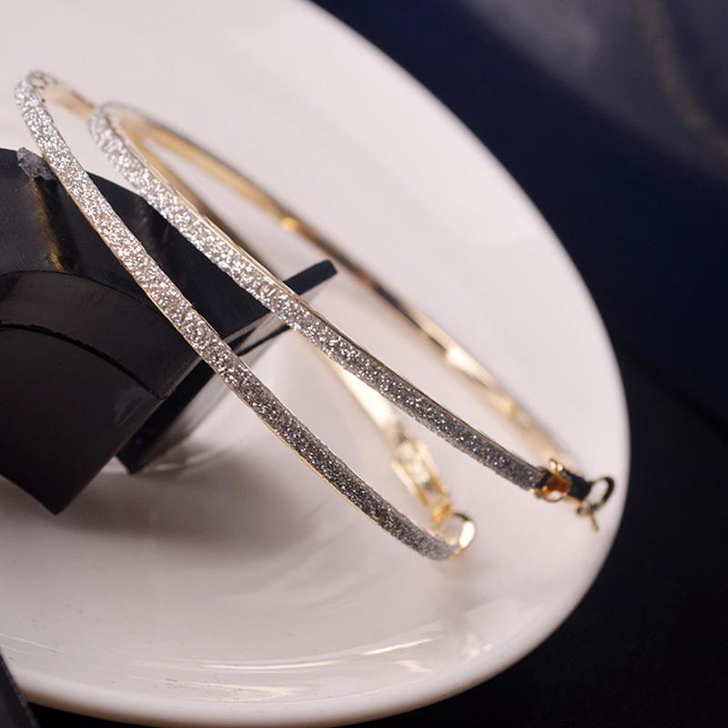 Пара серег 6 см, круглые висячие серьги, ювелирные изделия для женщин, большие