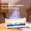 Essential Oil Diffuser Fireplace Humidifier for Home Living Room