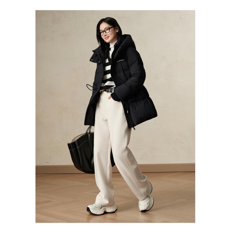 Женский пуховик Annacoco с затягивающейся талией