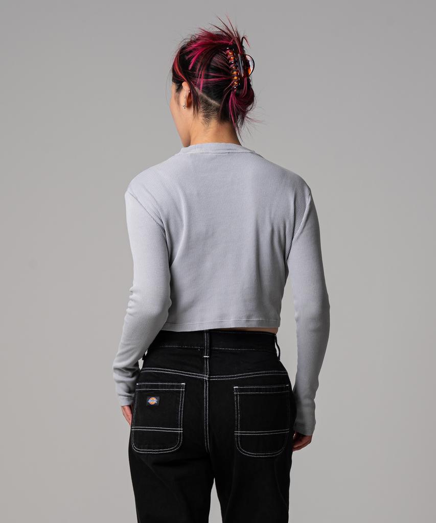 DICKIES Plentywood Crop Knit Ultimate Gray