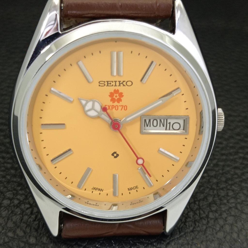 Seiko EXPO 70 АВТОМАТИЧЕСКИЕ 6309A ВИНТАЖНЫЕ ОТРЕМОНТИРОВАННЫЕ ЯПОНСКИЕ МУЖСКИЕ ЧАСЫ a441881-a