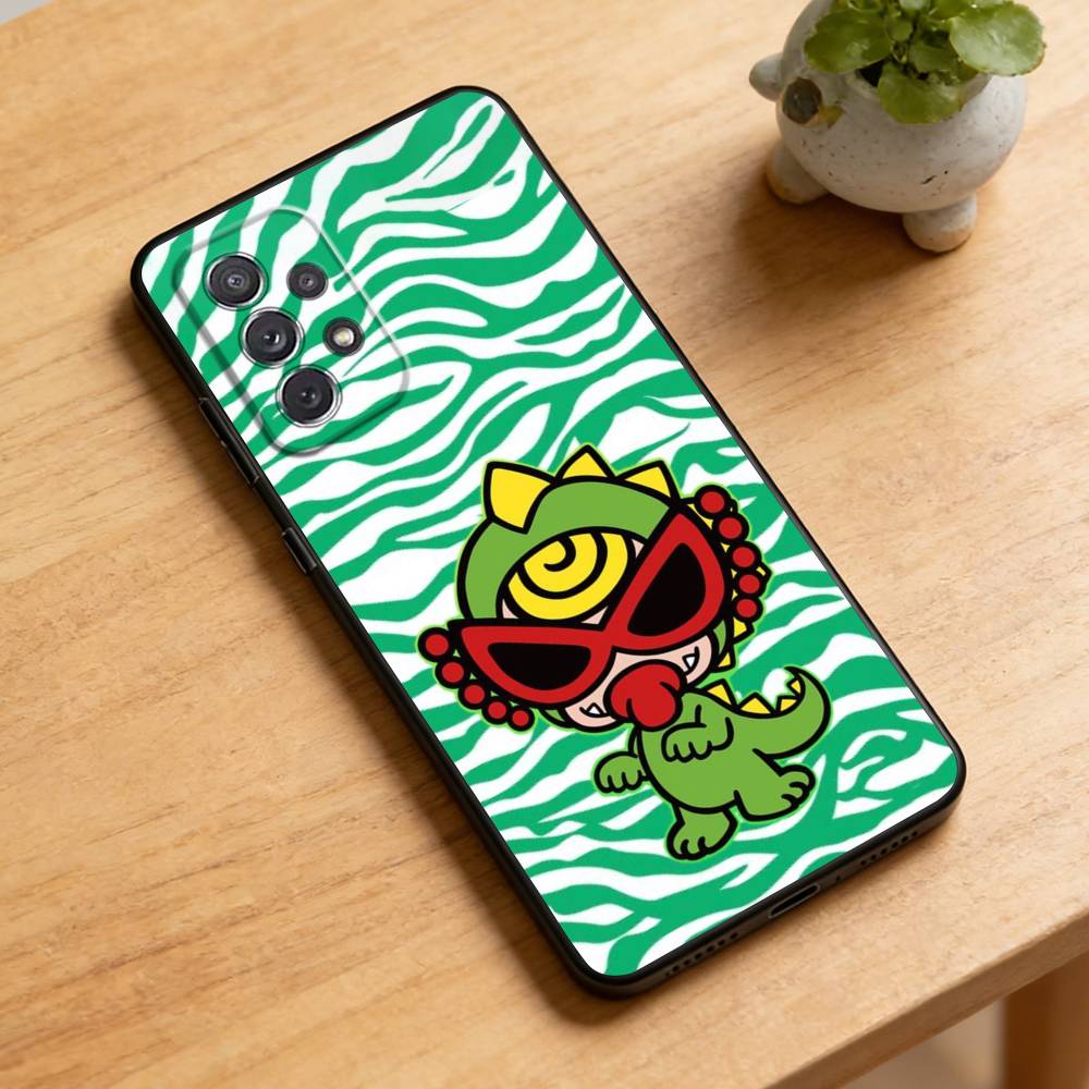 H-Hysteric M-Mini Phone Case For Samsung Galaxy A73,21,22,32,71,53,52,51,80,5G Soft Black Cover