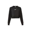 Sportswear Swoosh GX Contrast Logo Pullover Long Sleeve Sweatshirt Women Sweatshirt Black DR5633-010