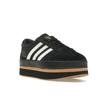 Adidas Кроссовки женские Gazelle Stack Black Cream Gum Core-Black Cream-White JS0239