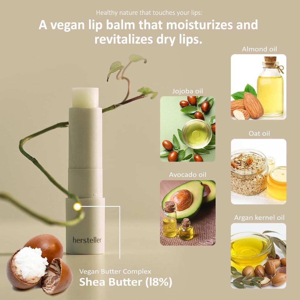 hersteller (Цвета заката коралловый)Nearby Rechargeing Lip Balm Vegan Butter Complex Интенсивное увлажняющее средство для сухих губ и щек