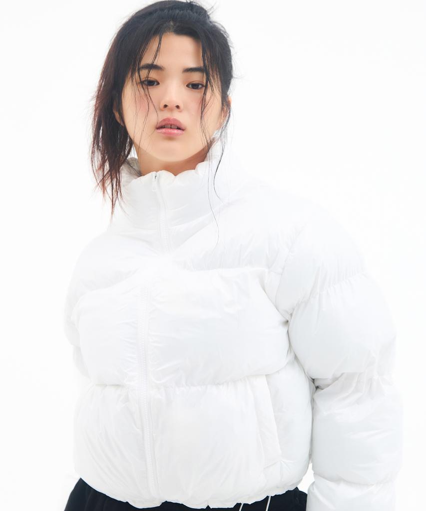 Ames-Worldwide Ames Crop Puffer Padding White