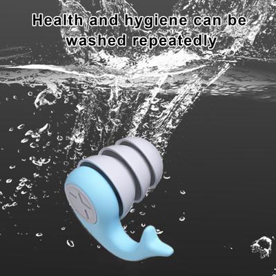 Эргономичные силиконовые беруши 25 шумозащитные водонепроницаемые многоразовые беруши для защиты органов слуха DB