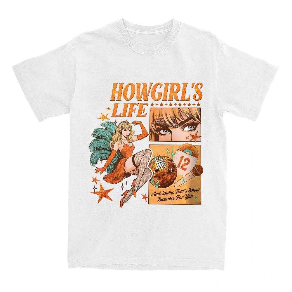 Men Tees Showgirl'sGraphic T-shirt Cotton Casual Short Sleeve Tshirts for Female Unisex Streetwear Print T Shirt Streetwear Tees