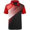 Collar Casual Men's Golf Short Sleeve Sports Moisture Wicking Performance Printed Golf Polo Shirt Men's