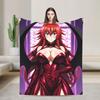 Фланелевое одеяло Rias grimory High School DxD Аниме Плед для домашнего декора Пикника Новинка Покрывало Чехол для диван-кровати