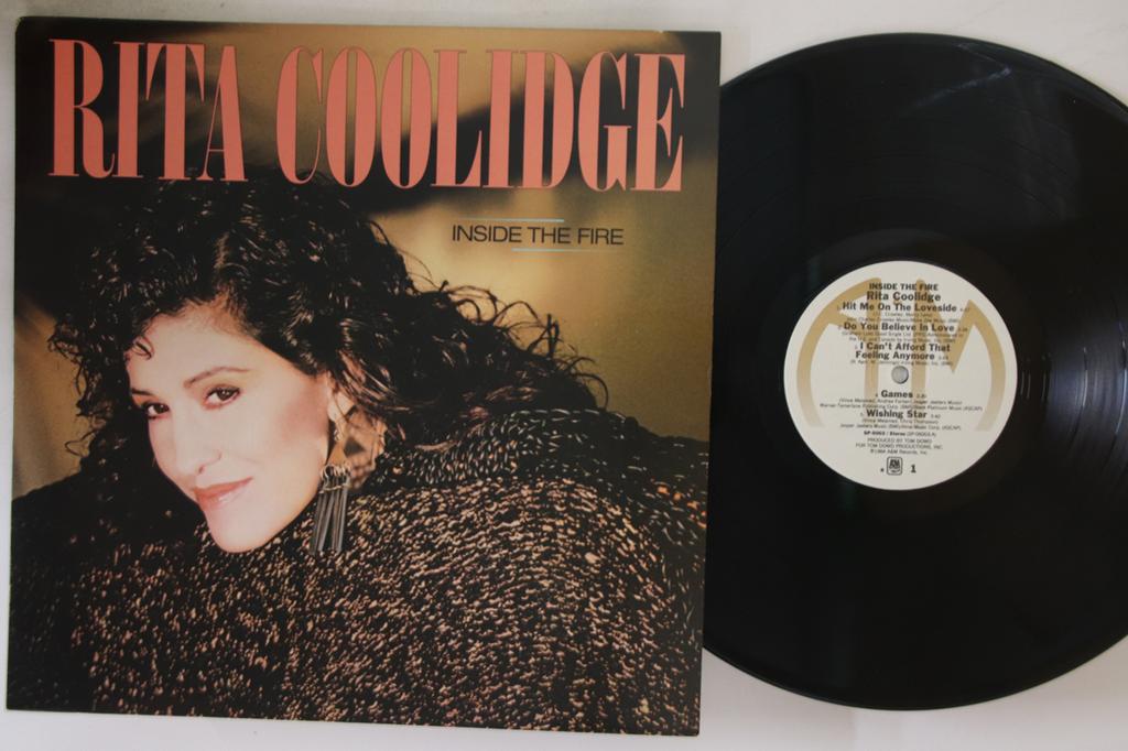 LP Record RITA COOLIDGE Inside The FireInside The Fire SP5003 AM 1984 US Rock Used