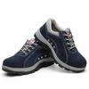 Модная дышащая защитная обувь со стальным подноском, защищающая от ударов и проколов, рабочая обувь werksneakers zapatos de seguridad hombre H820